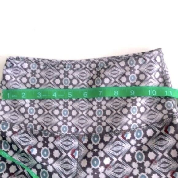 Daily Practice Compression Leggings Yoga Blue/Grey Geometric High-Waist XS NEW - Picture 6 of 11